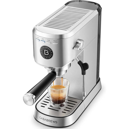 Machine à expresso professionnelle Casabrews 20 bars avec système de mousse de lait