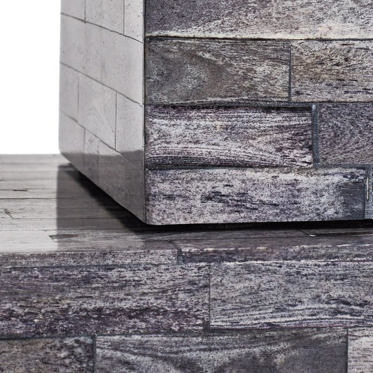 Coffret décoratif Derek – Gris, lot de 3