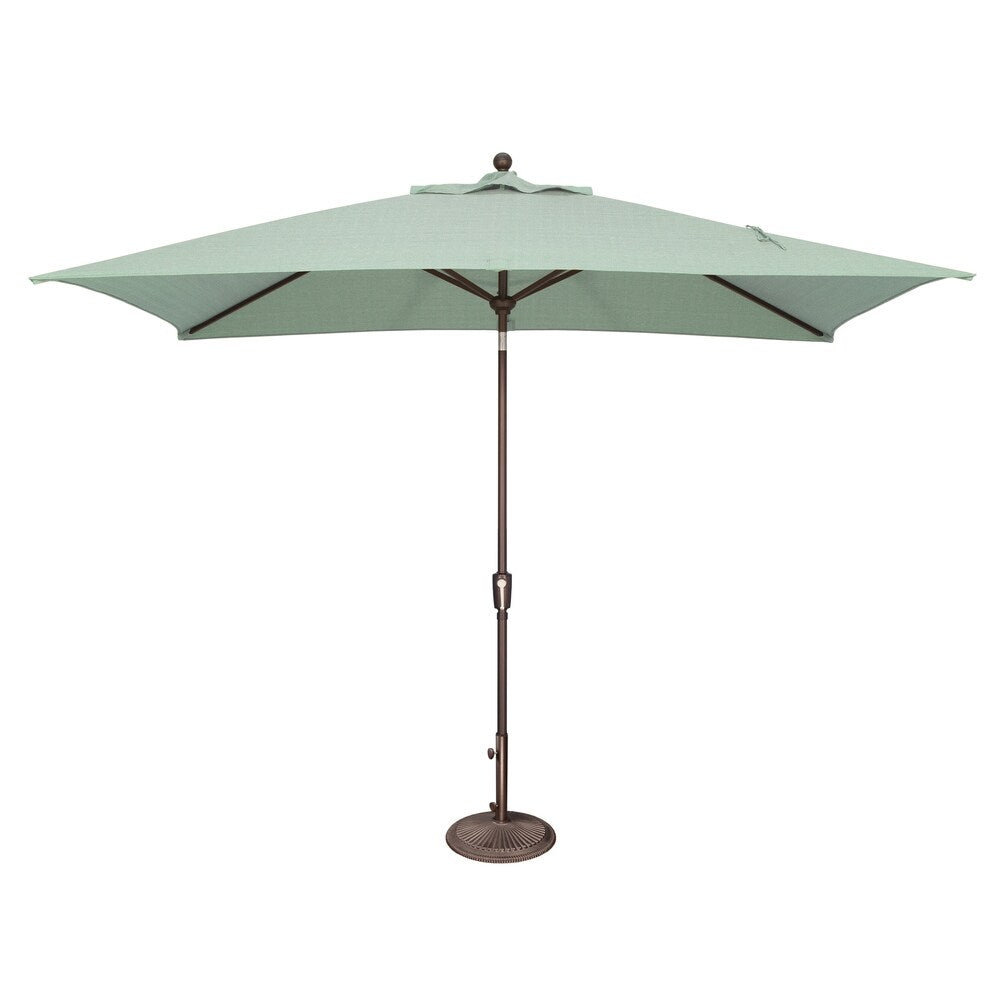 Parasol inclinable rectangulaire à bouton-poussoir SimplyShade Catalina de 10 pieds
