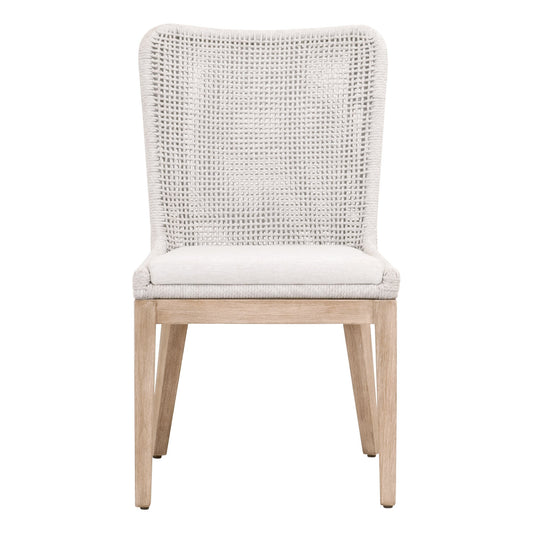 Chaise de salle à manger en maille, lot de 2