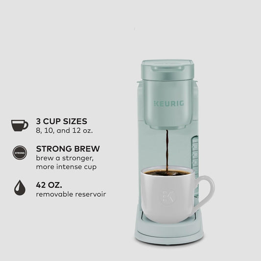 Cafetière K-Cup à dose unique, 3 tailles d'infusion, infusion forte, réservoir de 1,27 l, menthe