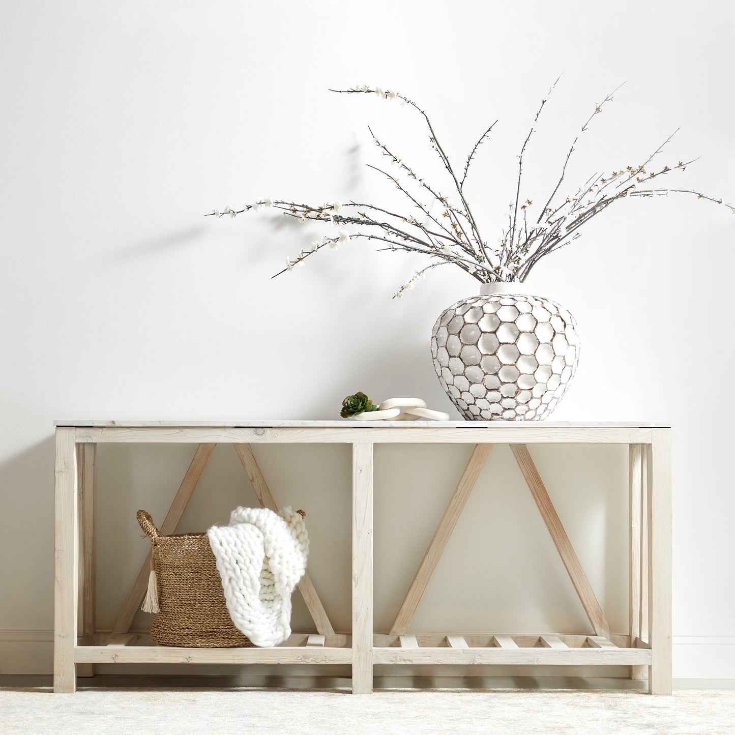 Table basse en épicéa