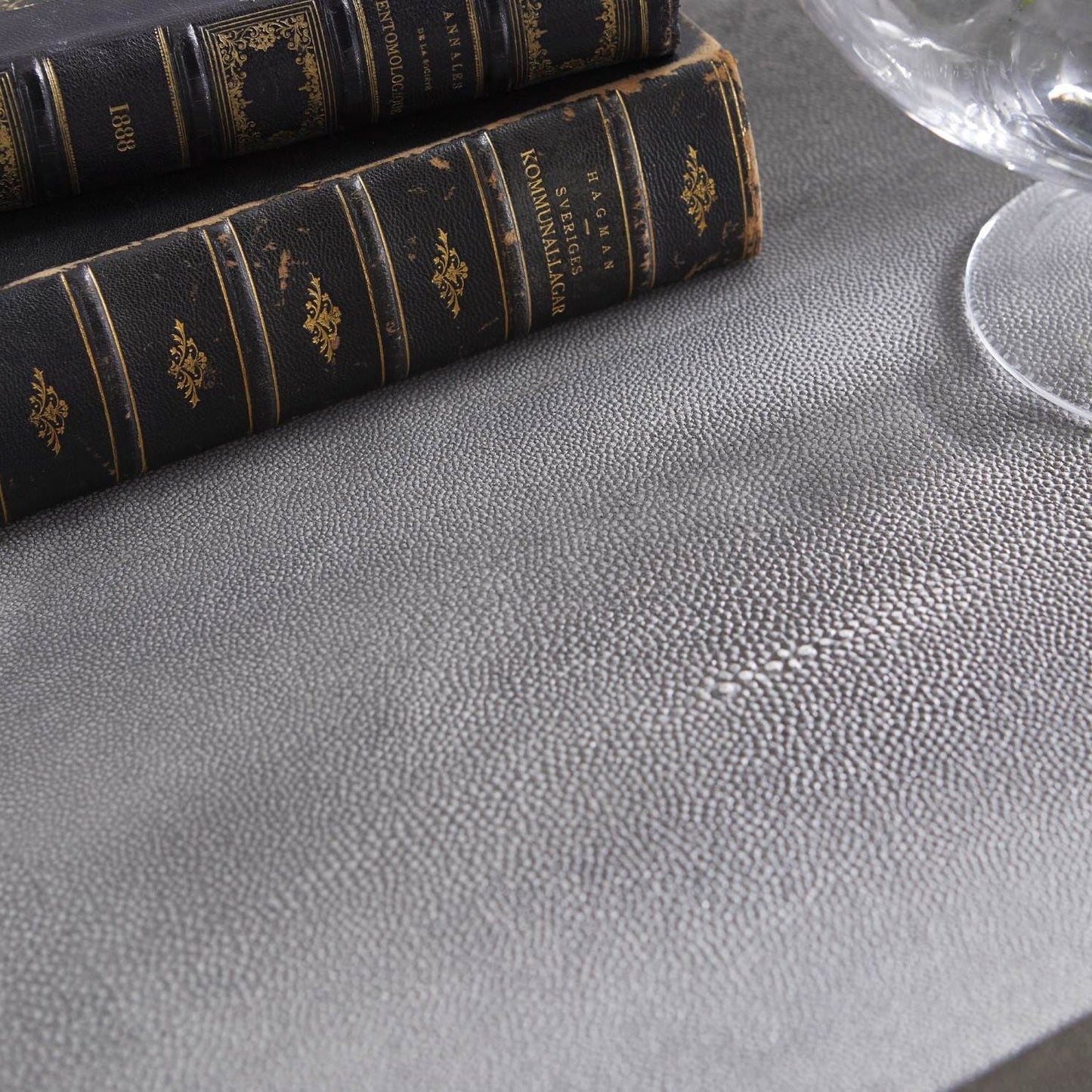 Commode double à 6 tiroirs Strand Shagreen