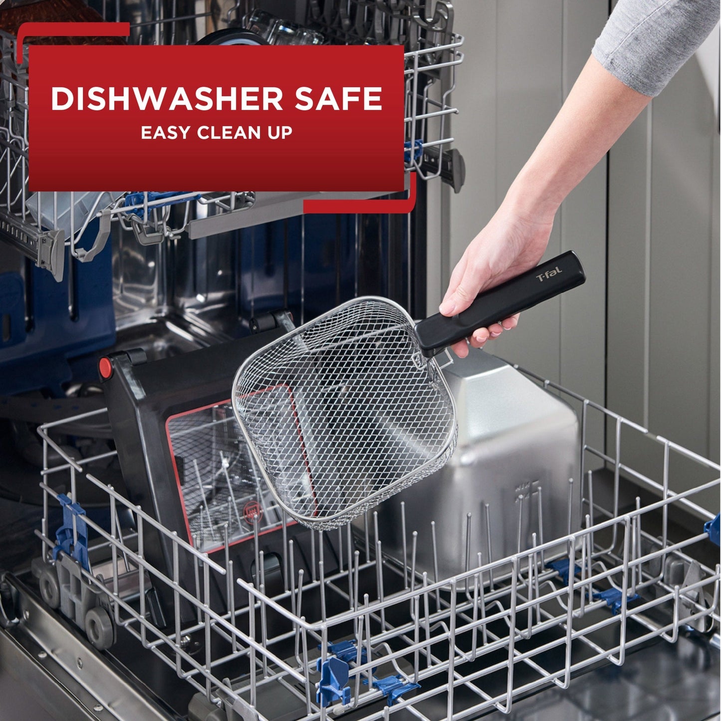 Friteuse sans odeur T-fal Advanced avec élément immergé, capacité d'huile de 3,5 L - 3,5 litres