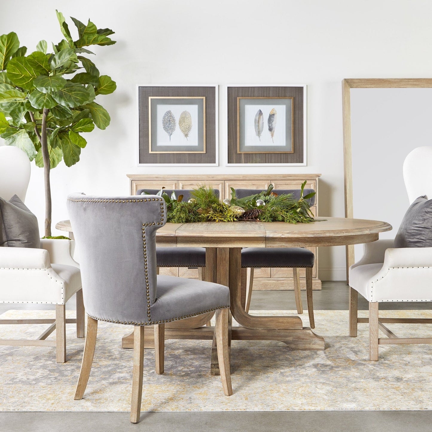 Table à manger ronde extensible Torrey 60