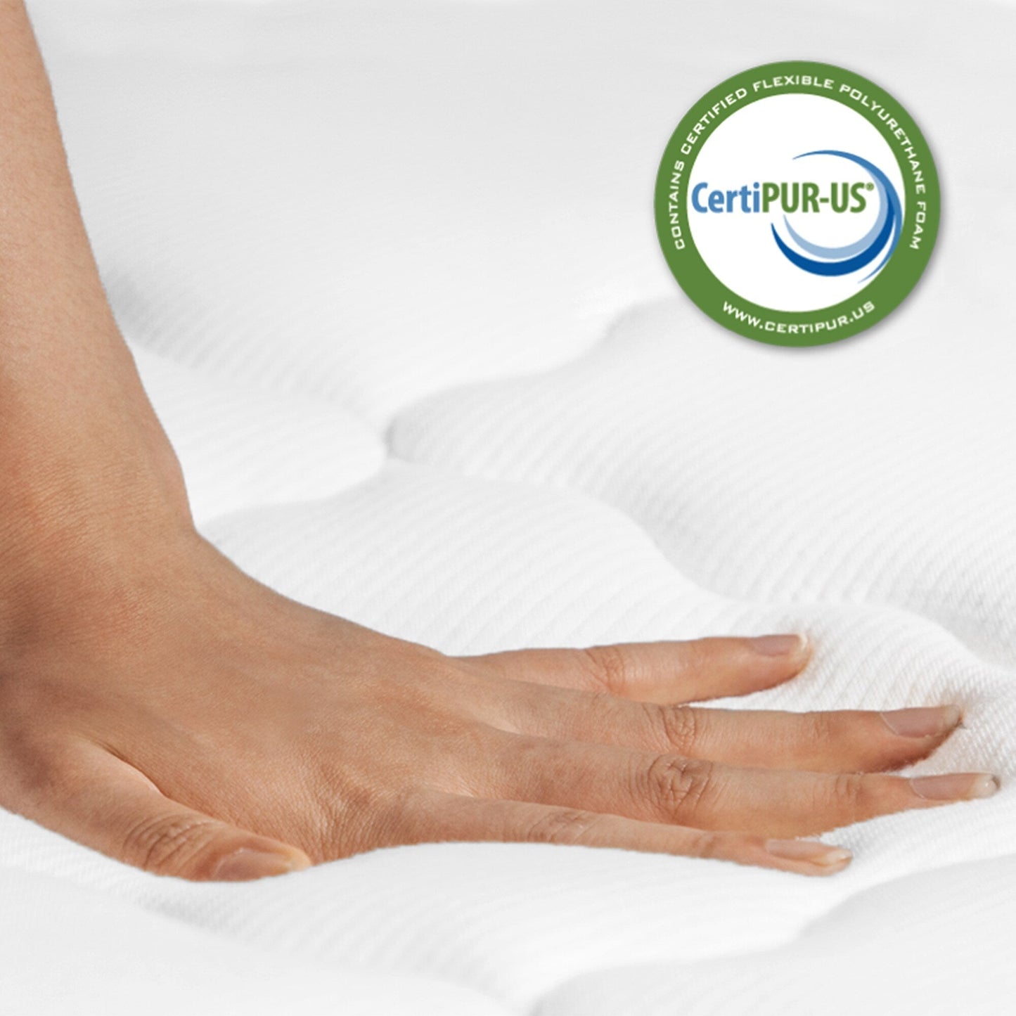 Matelas hybride en mousse à mémoire de forme 10 - Soutien ferme moyen avec ressorts renforcés pour soulager la pression, certifié CertiPUR-US