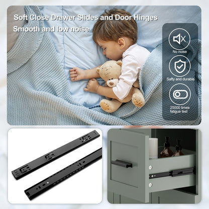 Ensemble de meuble-lavabo Wavy Line 30/36/48 avec lavabo et robinet