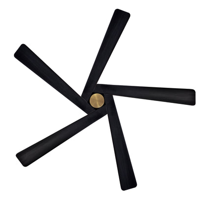 Ventilateur de plafond d'intérieur WINGBO 54 pouces avec moteur à courant continu sans éclairage - N/A