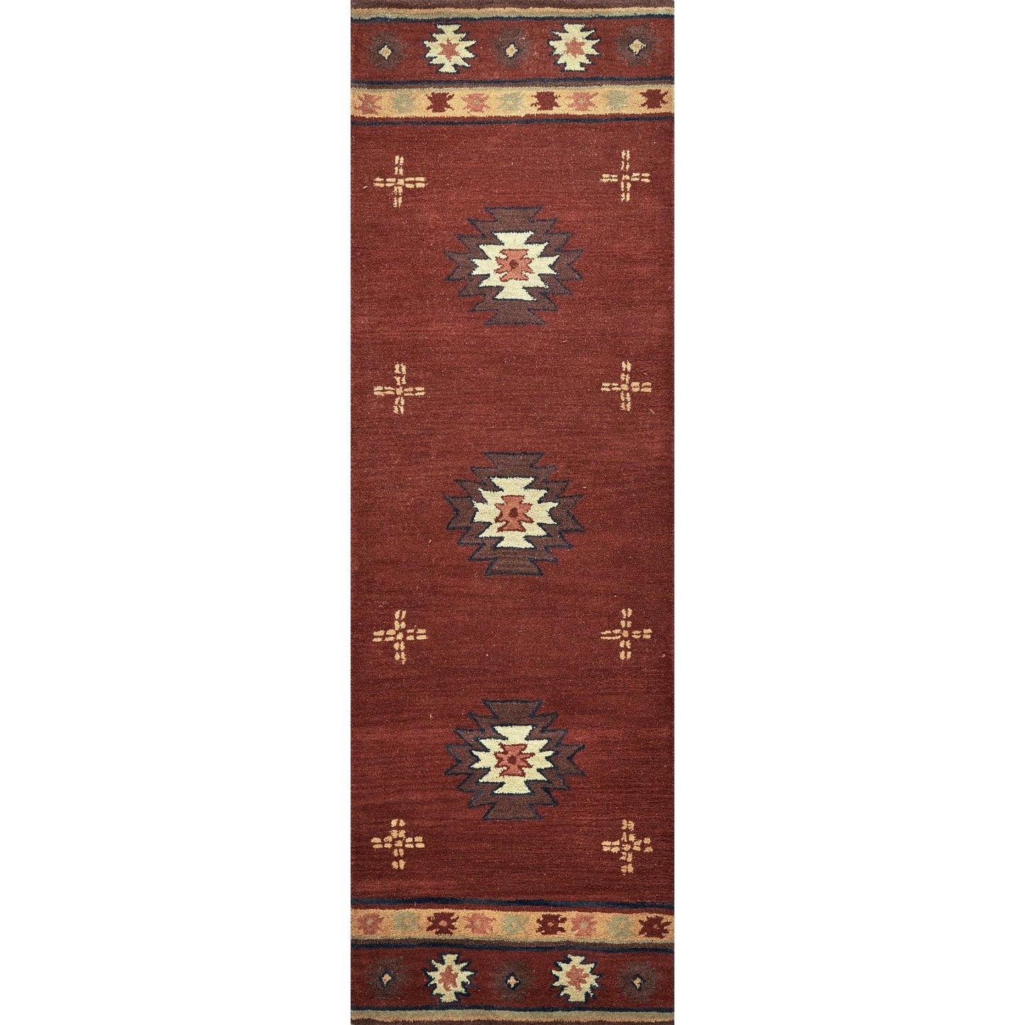 Tapis en laine touffeté à la main Alora Decor Ryder Southwestern