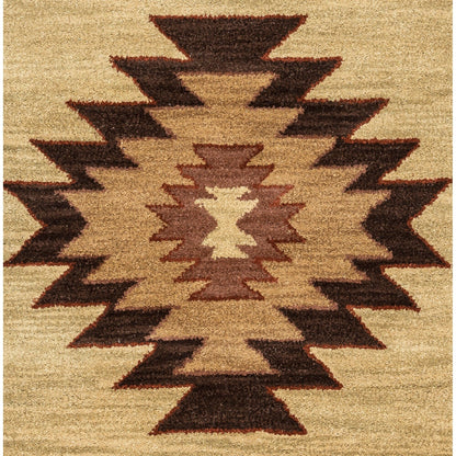 Tapis en laine touffeté à la main Alora Decor Ryder Southwestern