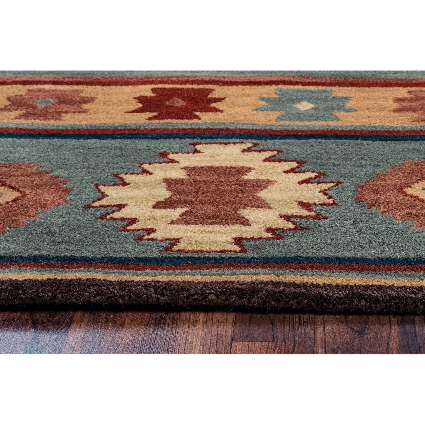 Tapis en laine touffeté à la main Alora Decor Ryder Southwestern
