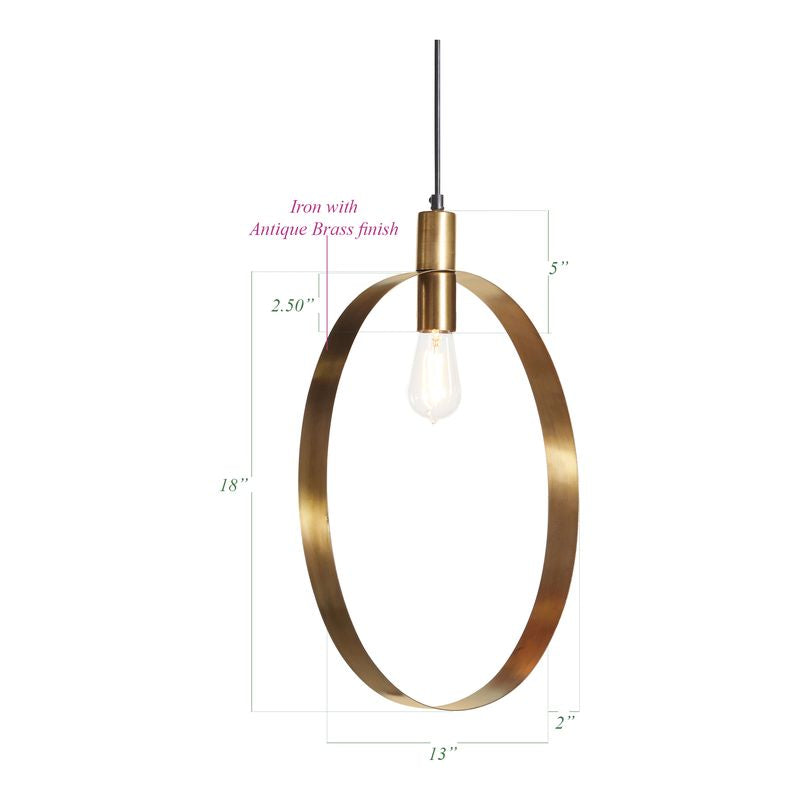 Suspension Ariana – Laiton Antique