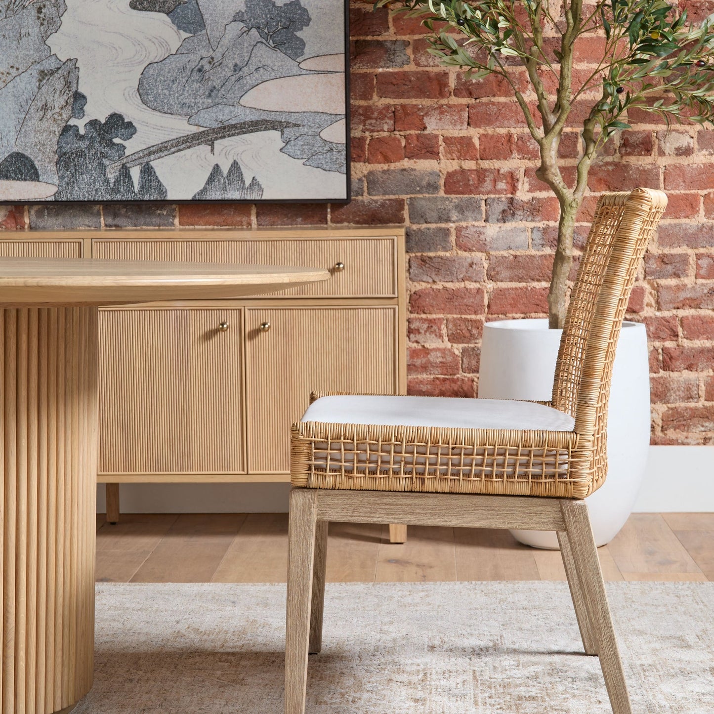 Table à manger ronde Belfast 54