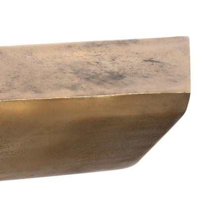 Étagère murale Biden – Grande, or antique