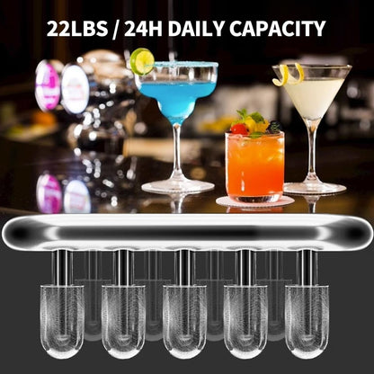 Distributeurs d'eau chaude et froide 3 en 1 noirs avec machine à glaçons