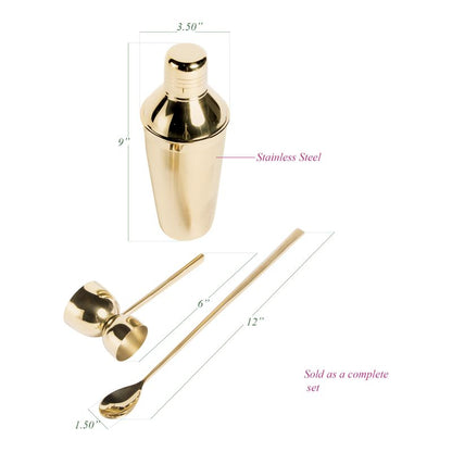 Ensemble d'outils Bond Bar – Or, 3 pièces