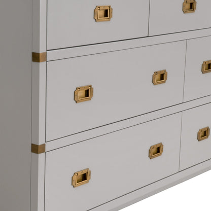 Commode double Bradley à 7 tiroirs