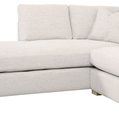 Canapé modulaire Clara 2 places avec accoudoirs fins à gauche