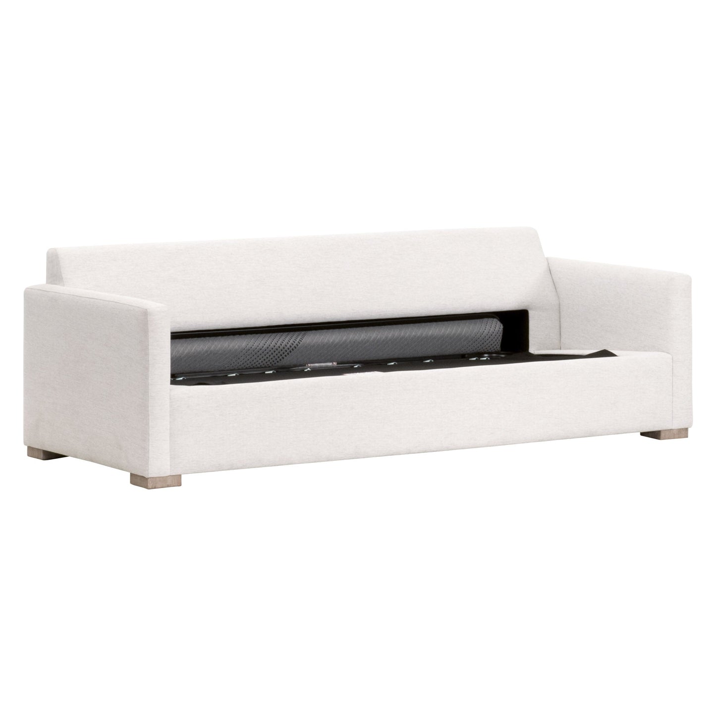 Canapé-lit queen-size Clara 86 à accoudoirs fins