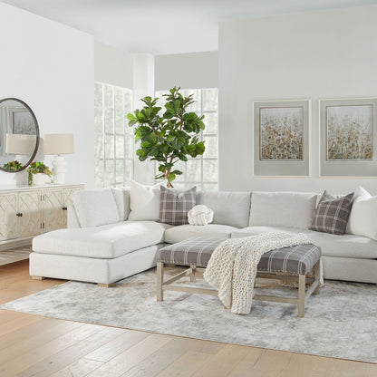 Canapé modulaire Clara 2 places avec accoudoirs fins à gauche