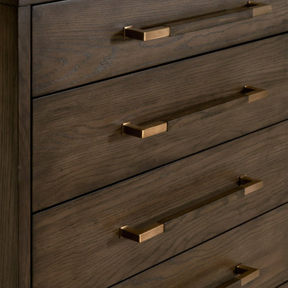 Commode double Cambria à 8 tiroirs