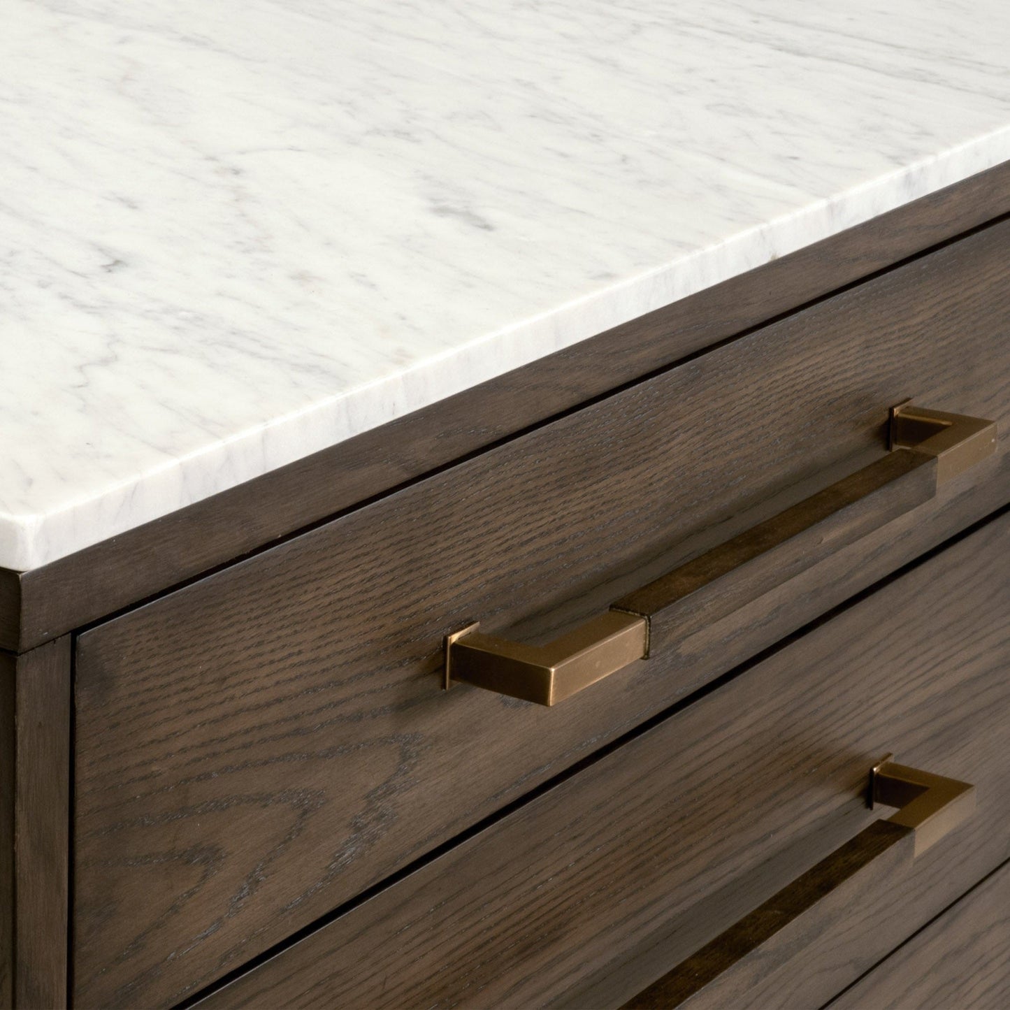 Commode double Cambria à 8 tiroirs