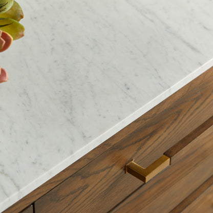 Commode double Cambria à 8 tiroirs