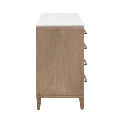 Commode double Cambria à 8 tiroirs
