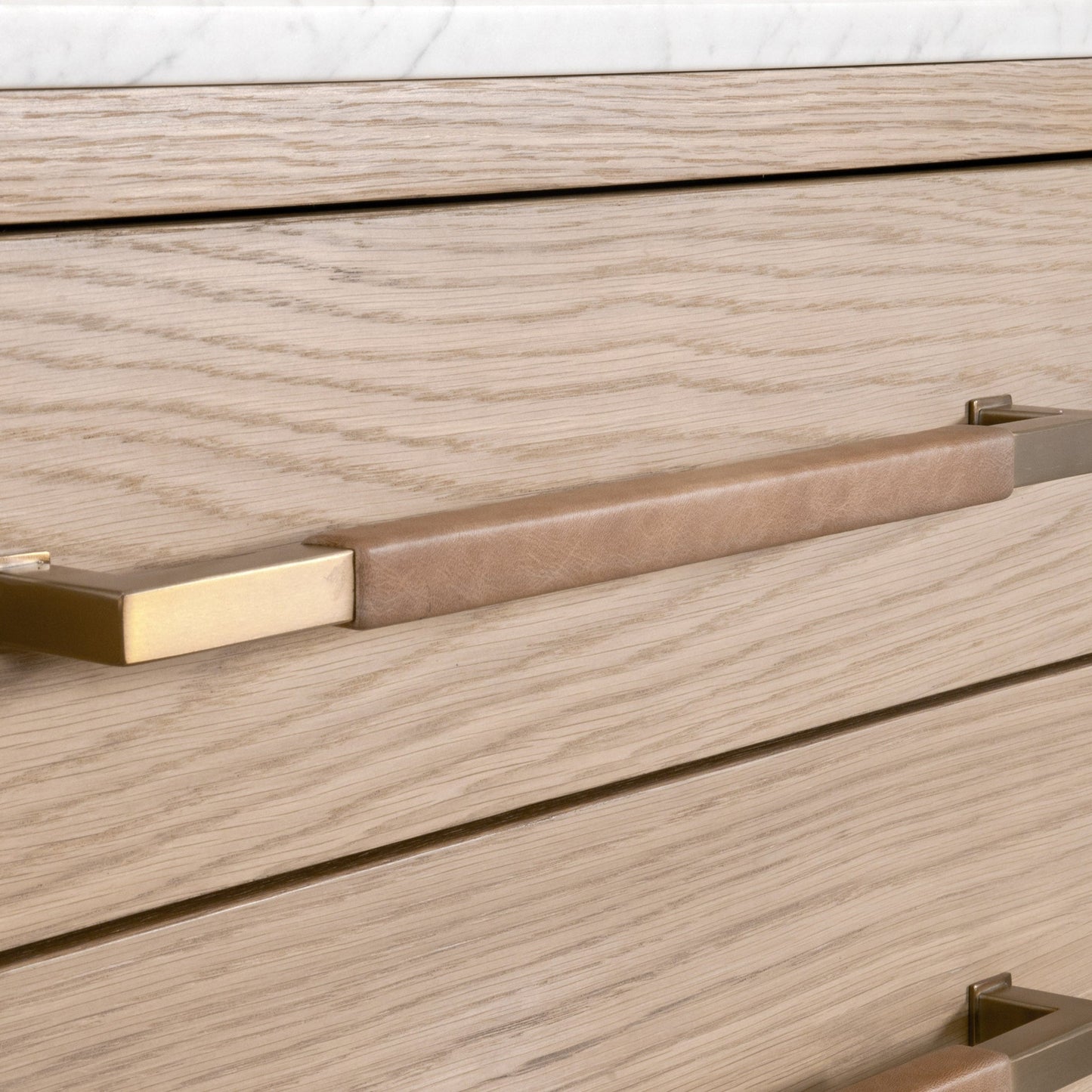 Commode double Cambria à 8 tiroirs