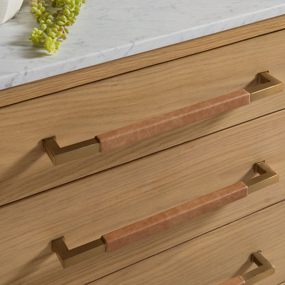 Commode double Cambria à 8 tiroirs