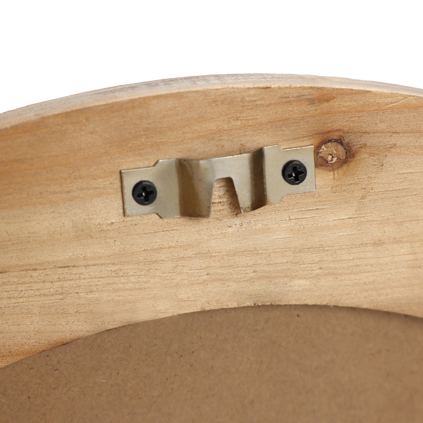 Miroir mural ovale de 81 cm avec cadre en bois Cameo, miroir mural de salle de bain - 31,89 H x 24 L x 1,26 P