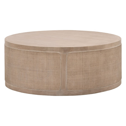 Table basse en rotin