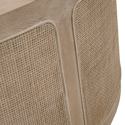 Table basse en rotin