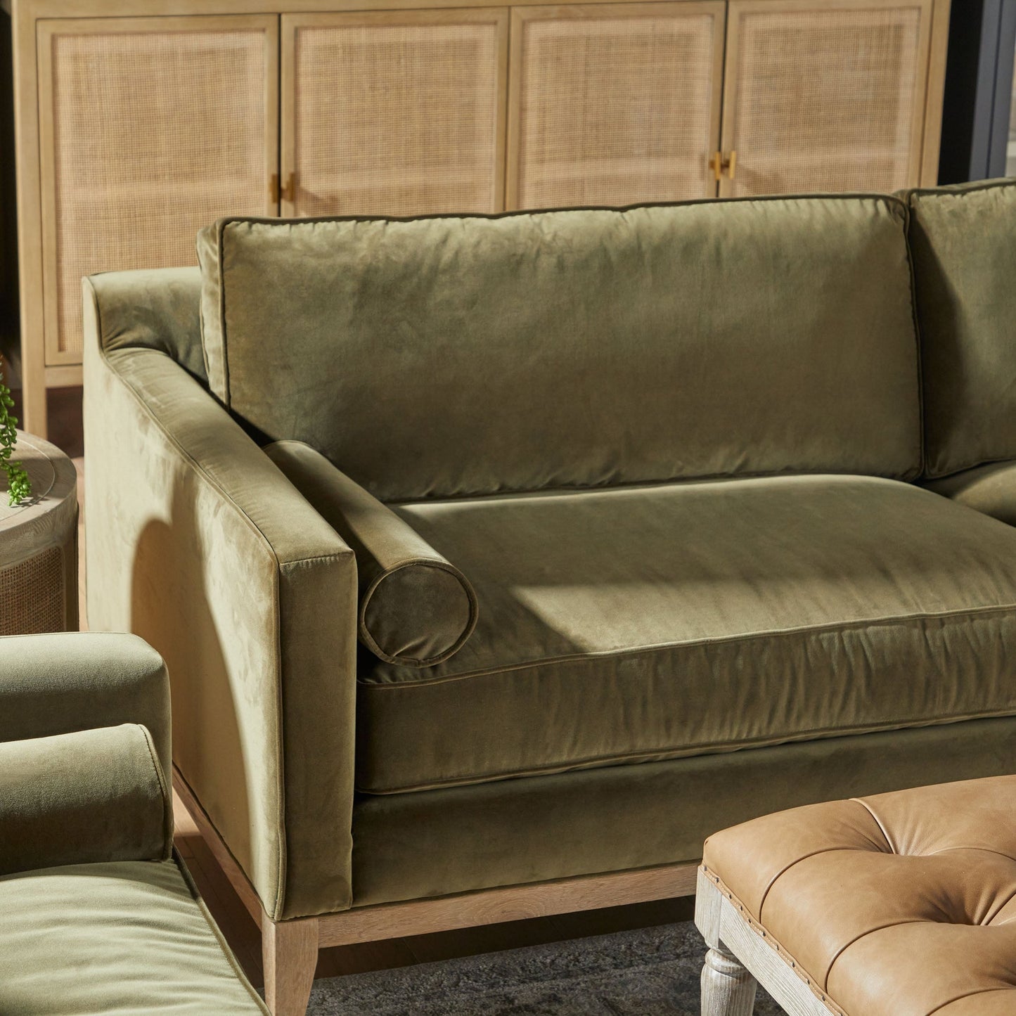 Table d'appoint en rotin