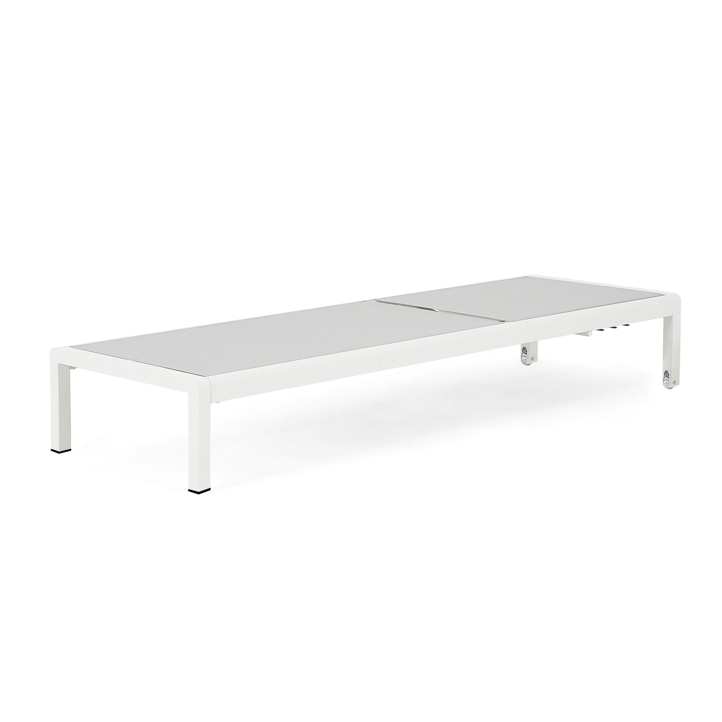 Chaise longue d'extérieur en aluminium Cape Coral (lot de 2) par Christopher Knight Home - 77,56 po x 25,20 po x 11,80 po