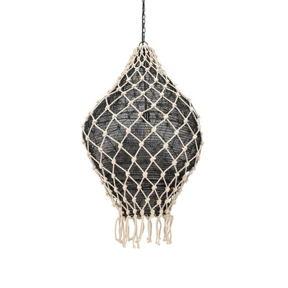 Lustre Carlita – Finition corde naturelle
