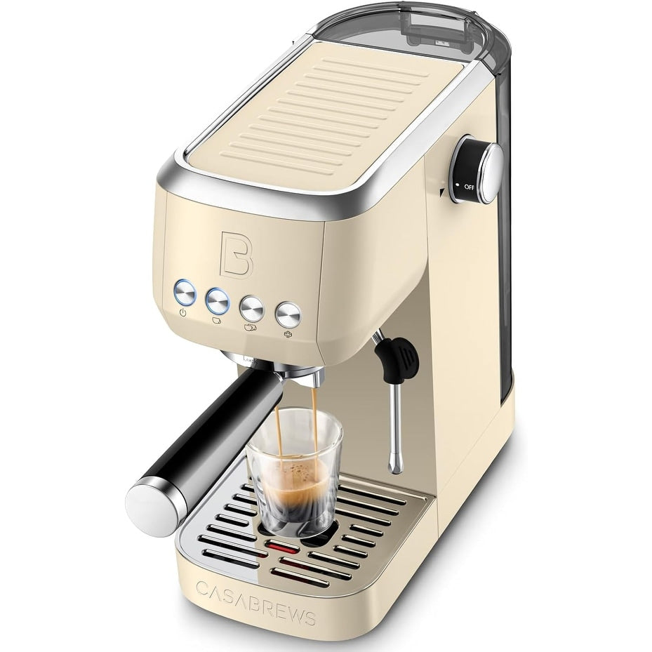 Machine à café expresso CASABREWS 3700E 20 bars avec mousseur à vapeur