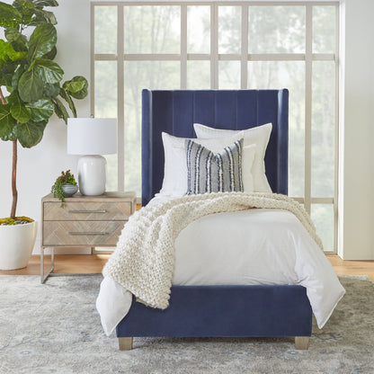 Lit simple Chandler - Bleu denim