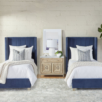 Lit simple Chandler - Bleu denim