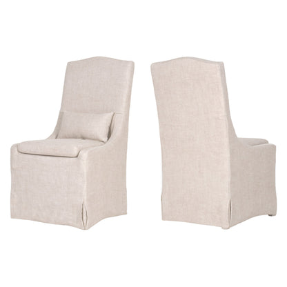 Chaise de salle à manger Colette avec housse, lot de 2