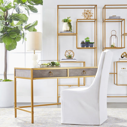 Chaise de salle à manger Colette avec housse, lot de 2