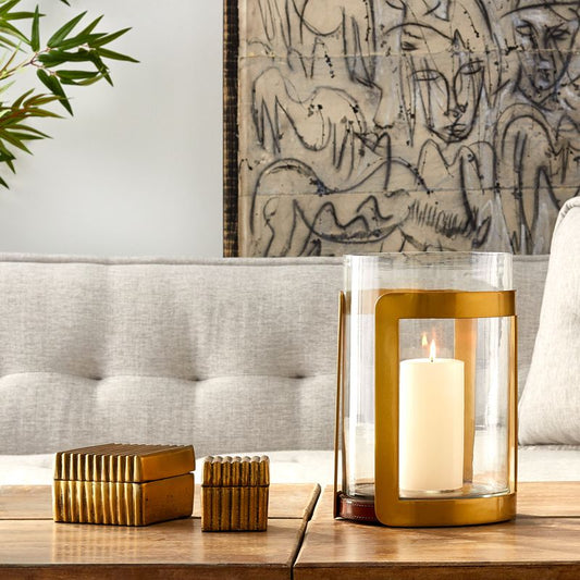 Coffret décoratif Curtis – Or et argent, lot de 2