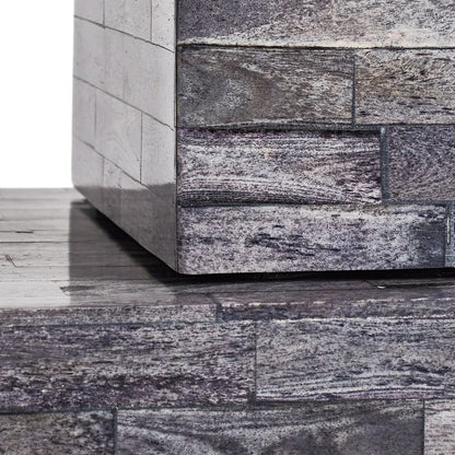 Coffret décoratif Derek – Gris, lot de 3