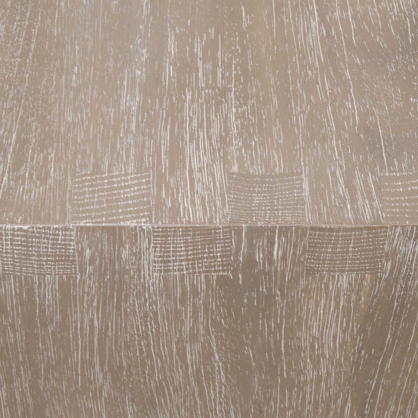 Table basse rembourrée à queue d'aronde