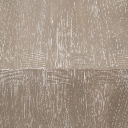 Table basse rembourrée à queue d'aronde