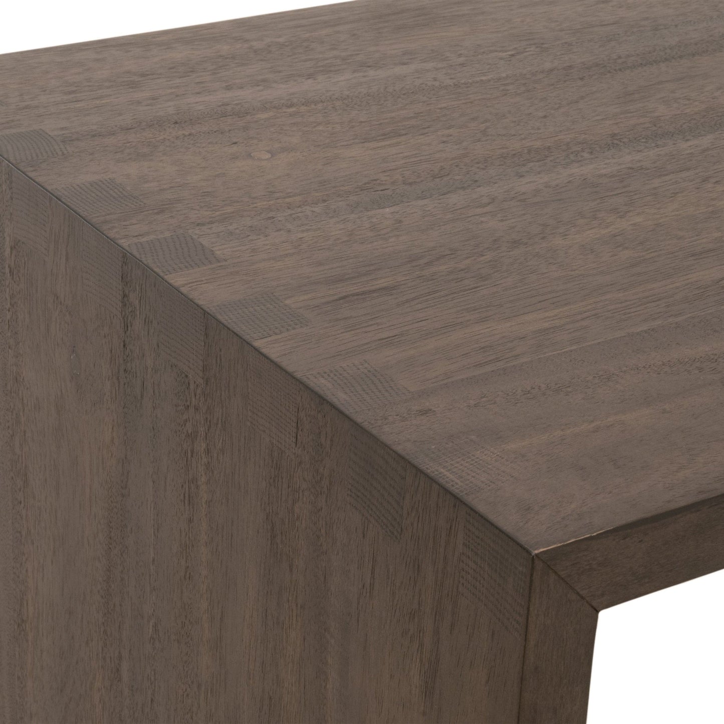 Table basse rembourrée à queue d'aronde