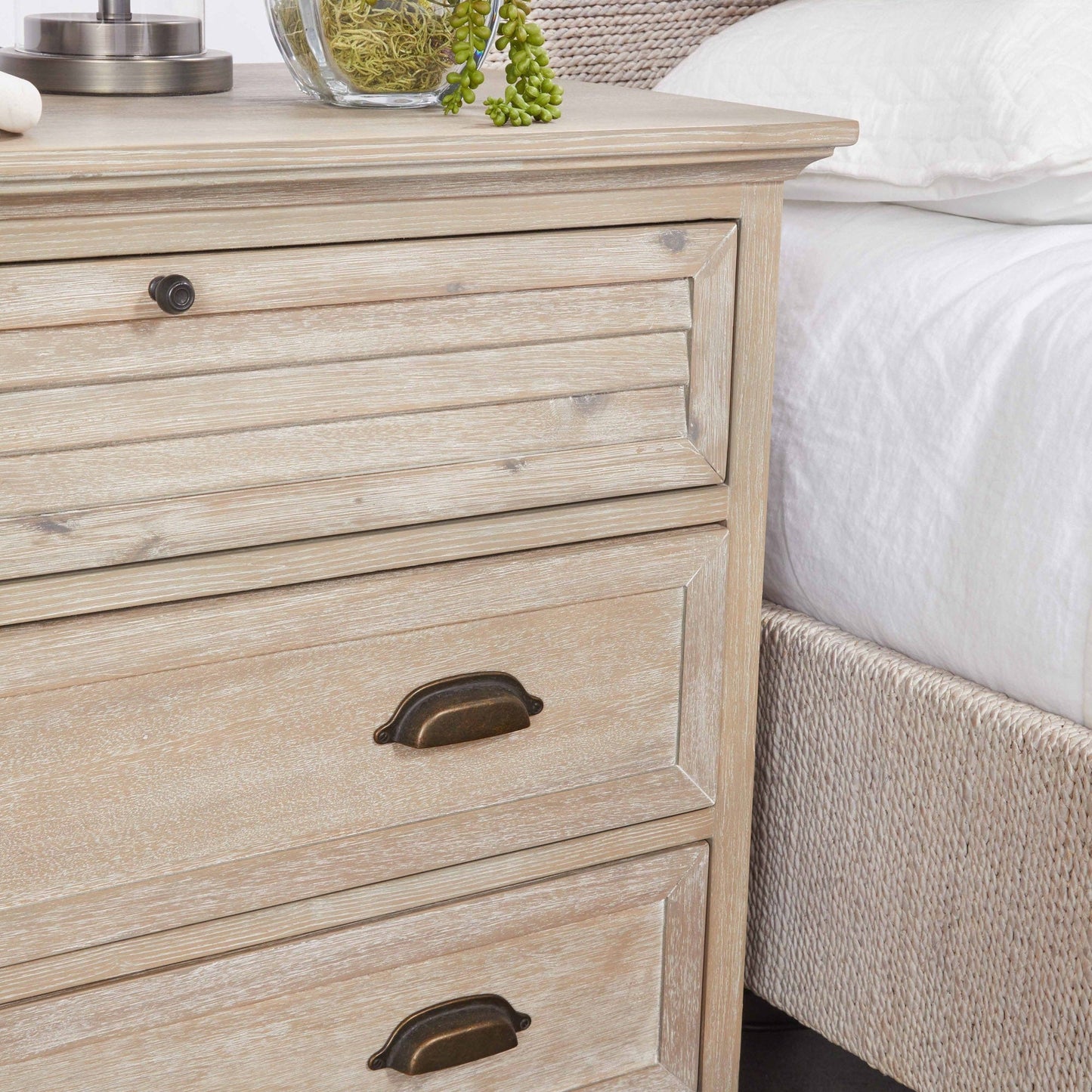 Table de chevet 3 tiroirs Eden