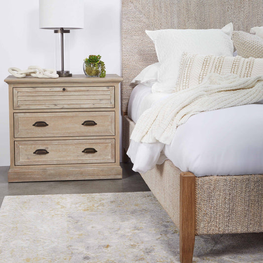 Table de chevet 3 tiroirs Eden