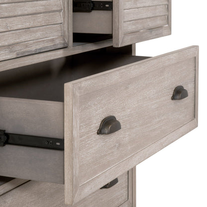 Commode haute à 5 tiroirs Eden