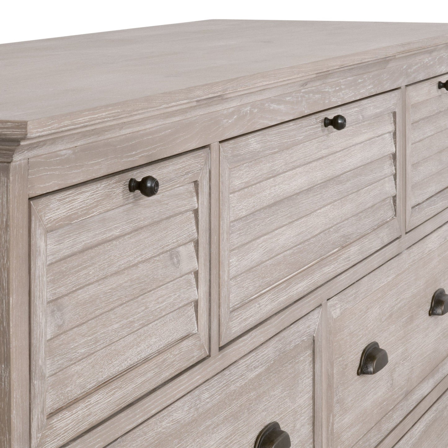 Commode multimédia Eden à 7 tiroirs